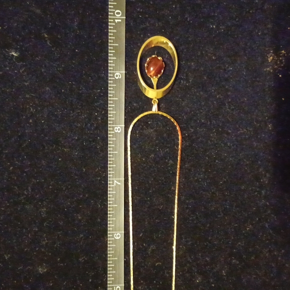 Goldtone chain with pendant - Picture 3 of 4